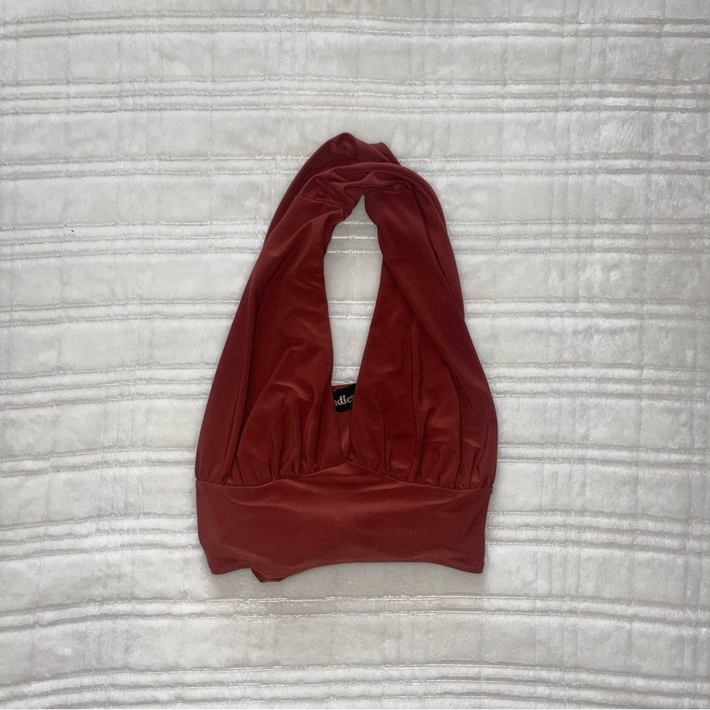 Boutique silk crop top